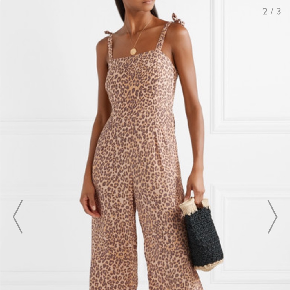 Faithfull the brand leopard jumpsuit